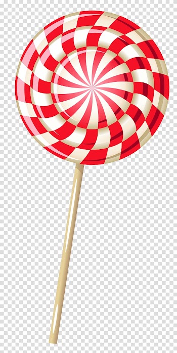 Red and white lollipop illustration, Lollipop , Christmas Lollipop transparent background PNG clipart
