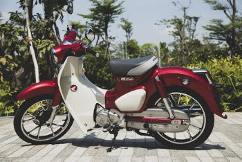 Red And White Motorcycle