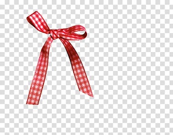 , red and white ribbon bow transparent background PNG clipart