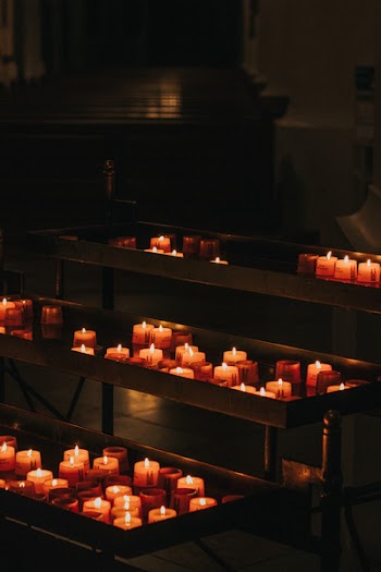 Red and White Scented Candles