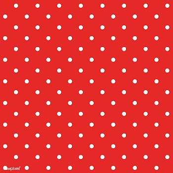 Red and white seamless polka dot pattern vect.. | Free stock vector - 530850