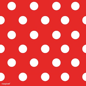 Red and white seamless polka dot pattern vect.. | Free stock vector - 530941