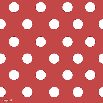 Red and white seamless polka dot pattern vect.. | Free stock vector - 530944