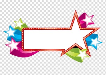 Red and white stars , Star , Colored stars border transparent background PNG clipart