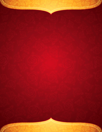 Red and Yellow Background with Roses | Gallery Yopriceville ...