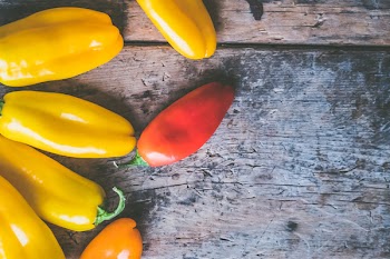 Red and Yellow Chilies