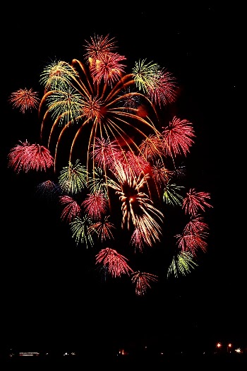 Red and Yellow Fireworks during Nighttime