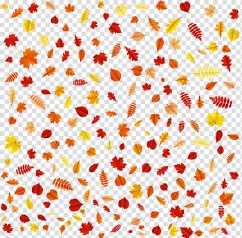 Red and yellow leaves , file formats Raster graphics Computer file, Fall Leaves Overlay transparent background PNG clipart