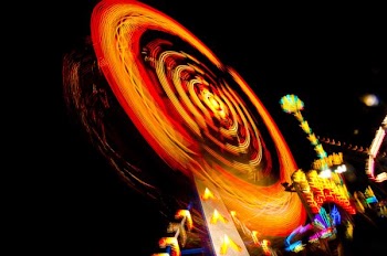 red and yellow shock waves
