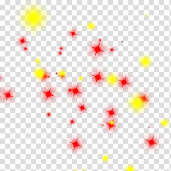 Red and yellow star illustration, Light Cross Euclidean Computer file, Color cross light effect transparent background PNG clipart