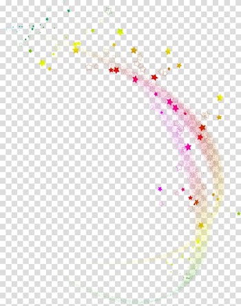 Red and yellow star , Light Luminous efficacy Halo , Color Star Light Effect Element transparent background PNG clipart