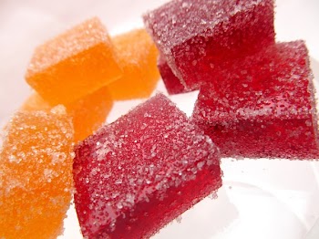 Red and Yellow Vitamin Candies