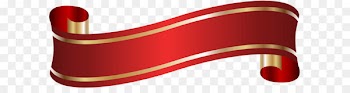 Red Angle Font - Elegant Banner Red PNG Clip Art 