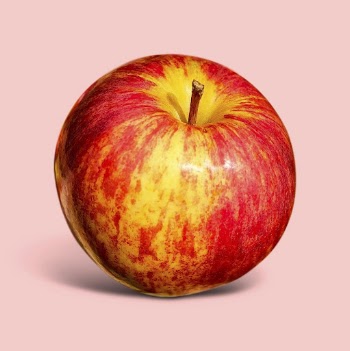 Red apple sticker, fruit design | Free PSD - rawpixel