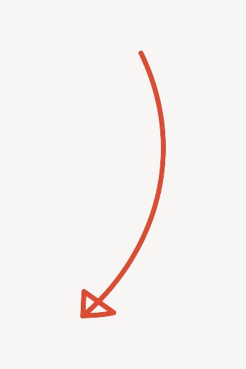 Red arrow doodle sticker, business | Free PSD - rawpixel