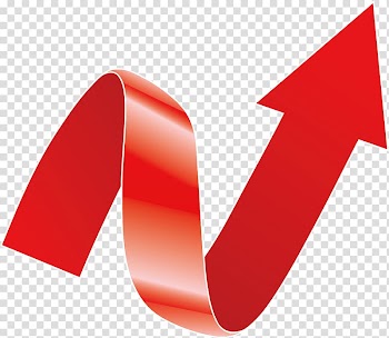 Red arrow illustration, Euclidean Gout Red Icon, Promotions arrow ribbon transparent background PNG clipart