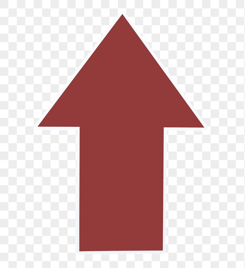 Red arrow  png sticker, | Free PNG - rawpixel