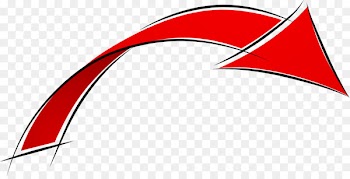 Red Arrow Software Clip art - Red hand painted arrow 