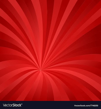 Red asymmetrical vortex design background vector image