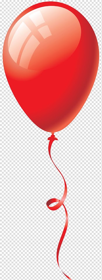 Red balloon art, Toy balloon Birthday , Globos transparent background PNG clipart