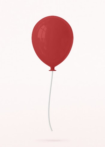 Red balloon clip art, 3d | Free Photo - rawpixel