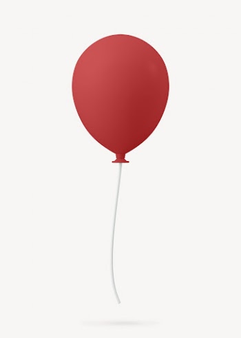 Red balloon clip art, 3d | Free Photo - rawpixel