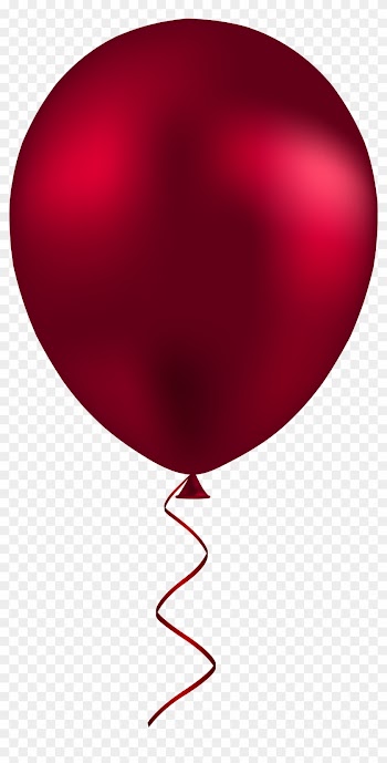 Red Balloon Png Clip Art - Balloon Png
