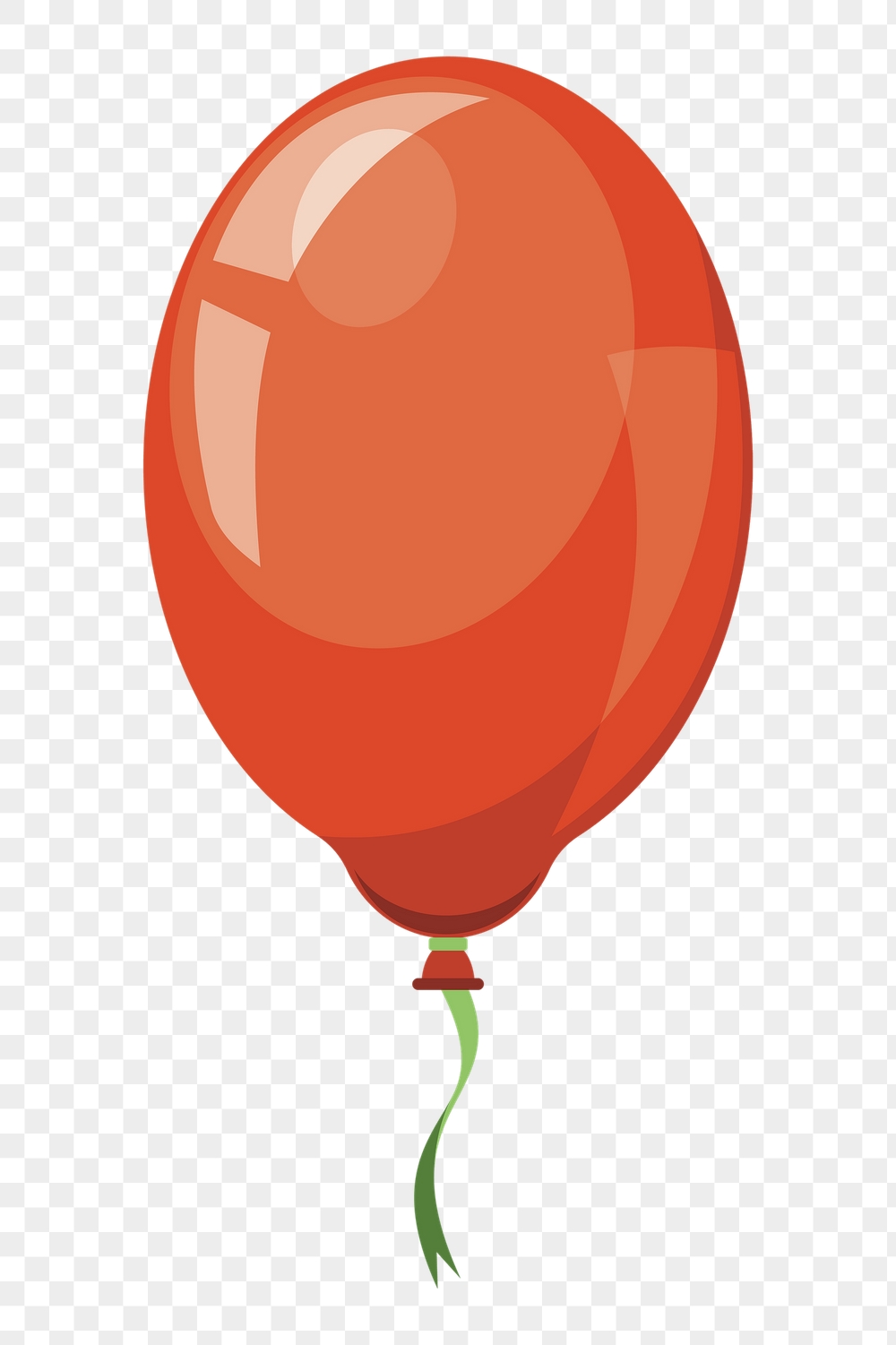 Red balloon png sticker, party | Free PNG - rawpixel