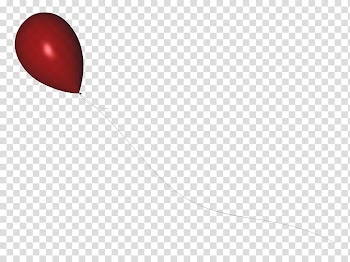 Red balloon, red ballon transparent background PNG clipart
