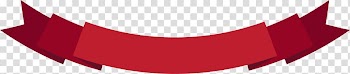 Red Banner Pongee, The red ribbon banner transparent background PNG clipart