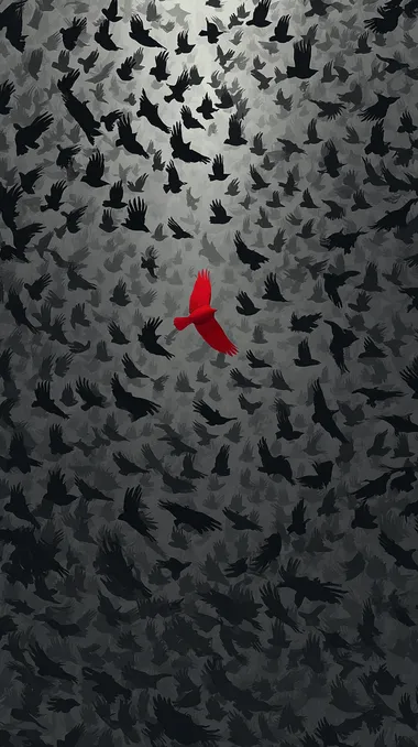 Red Bird Amongst the Flock Red Bird Amongst the Flock