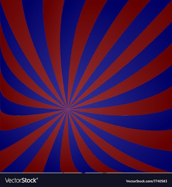 Red blue vortex design vector image