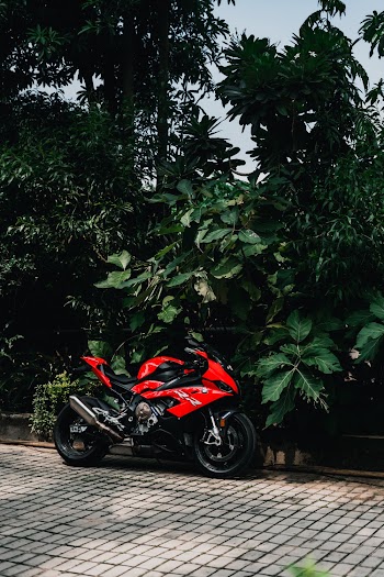 Red BMW Motorcycle