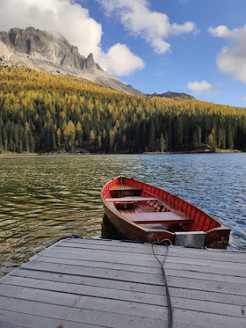 Red Boat Near the Dock