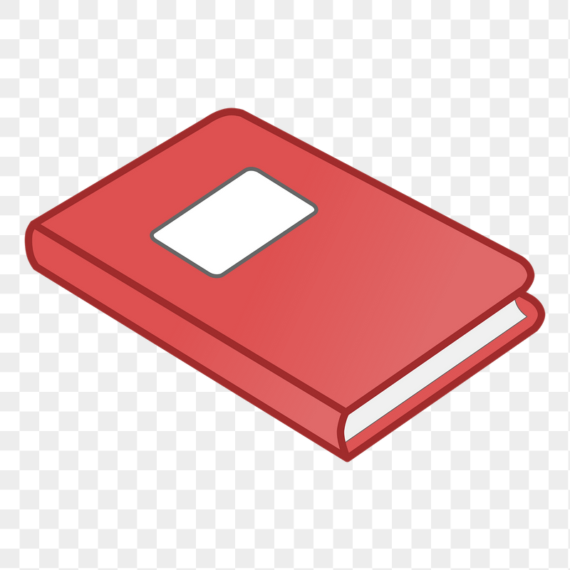 Red book png sticker illustration, | Free PNG - rawpixel