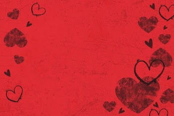 Red  border background, heart | Free PSD - rawpixel