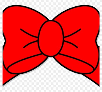 Red Bow Clipart Red Bow Clip Art At Clker Vector Clip - Hair Bow Svg File