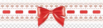 Red bow illustration, Ribbon Lace, lace band transparent background PNG clipart