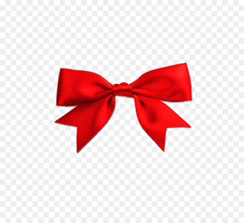 Red Bow tie Ribbon Shoelace knot - Red bow 