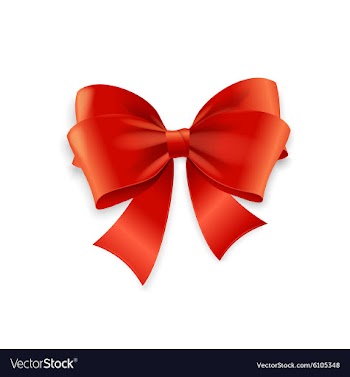  					Red Bow vector image														