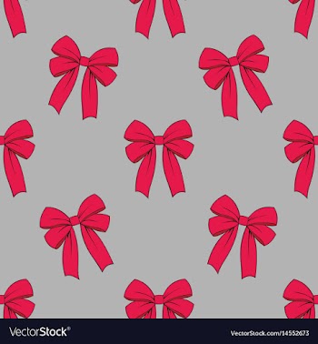  					Red bows seamless pattern for design vector image														