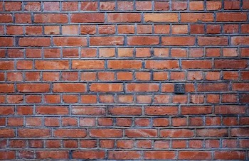 red brick wall