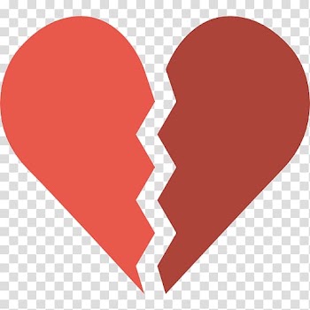 Red broken heart , Broken heart Computer Icons Divorce, Heartbreak transparent background PNG clipart