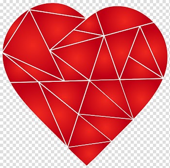 Red broken heart illustration, , Heart transparent background PNG clipart