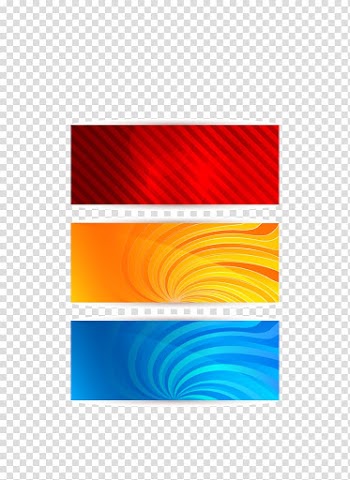 Red, brown, and blue , Web banner Euclidean , BANNERS transparent background PNG clipart