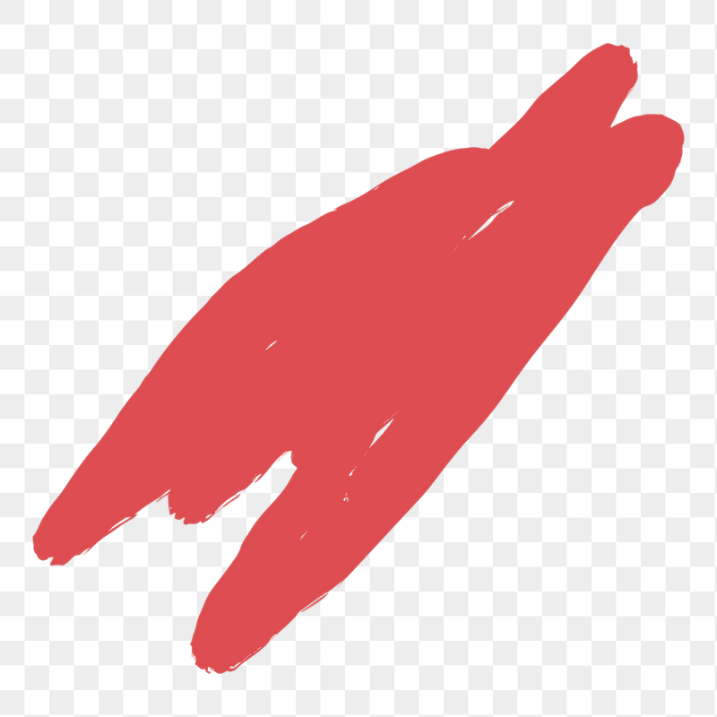Red brush stroke png sticker, | Free PNG Illustration - rawpixel