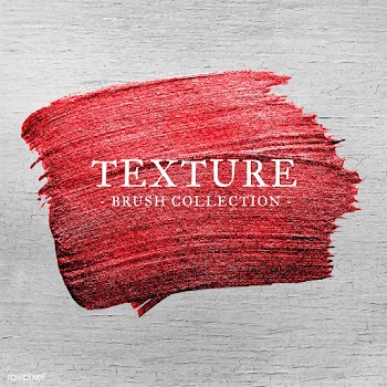 Red brush stroke texture | Free stock vector - 680946