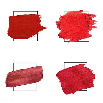 Red brush strokes collection | Free stock vector - 552243