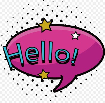 Red Bubble Clip art - Hello red bubble 