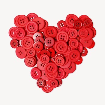 Red button form as heart | Free Photo - rawpixel